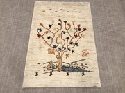 Gabbeh Tappeto persiano 100 x 140 Beige (Iran) Annodato A Mano
