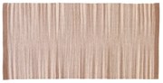 Tappeto 100% cotone da 50x80 cm color Beige per Bagno o Lavanderia