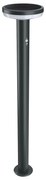 Paletto da giardino Solare Nero 80cm con Sensore Movimento e Picchetto Colore  Bianco Naturale 4.000K