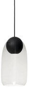 Mater - Liuku Lampada a Sospensione BAll Black/Trasparente Mater