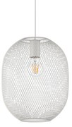 Lampadario A Sospensione Contemporaneo Net Metallo Bianco 1 Luce E27 42W Ip20