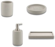 Set 4 Accessori D'Appoggio Gedy "Giunone" Grigio