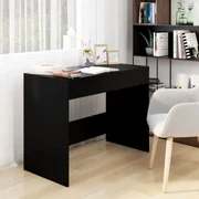 Scrivania da computer con cassetto in legno Tavolo da ufficio 108x39,5x82cm  Nero - Costway