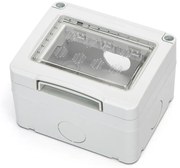 Cassetta esterna impermeabile 3 moduli custodia IP55 per pulsanti compatibile anche con Vimar Plana