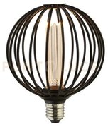 Lampada a globo - metallo nero
