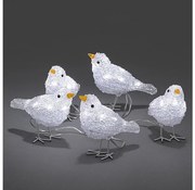 Decorazione natalizia a LED per esterno BIRDS 5xLED/230V/24V IP44