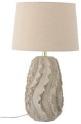 Lampada da tavolo beige con paralume in tessuto (altezza 64 cm) Natika - Bloomingville