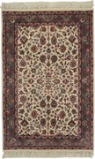 Kashan Tappeto 120x180 Beige (Indian) Annodato A Mano