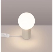 Sollux SL.1721 - Lampada da tavolo HALO 1xG9/8W/230V diametro 12 cm color crema