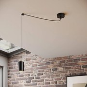 EMIBIG LIGHTING Lampada a sospensione Speed, nera, 1 luce
