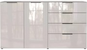 Cassettiera bassa color crema 184x102 cm Oakland - Germania