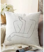 Federa in misto cotone Pose, 55 x 55 cm - Minimalist Cushion Covers