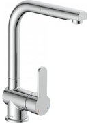 Schütte 79700 - Rubinetto da cucina con doccetta estraibile LONDON, cromo lucido