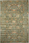 Ziegler Tappeto orientale 210x300 Verde (Pakistan) Annodato A Mano