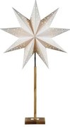 Markslöjd 706042 - Decorazione natalizia SOLVALAA 1xE14/25W/230V bianco/legno