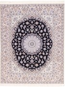 Nain Tappeto 260x210 Beige (Iran) Annodato A Mano