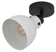 Spot Contemporaneo Matlock In Acciaio Grigio 1 Luce E27 40W Ip20