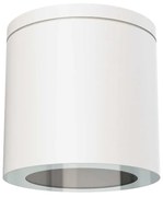 Applique da soffitto IP54 GU10 in Alluminio e Vetro - Bianca Colore del corpo Bianco
