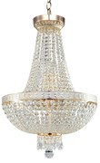 Lampadaro Contemporaneo Bella Metallo Oro 6 Luci Diffusori Metallo