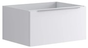 Base per mobile bagno Brera 1 cassetto P 45.5 x L 59.5 x H 30 cm laccato opaco bianco