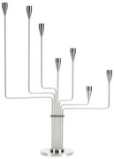 Karlsvognen Portacandele H63 Stainless Steel - Piet Hein