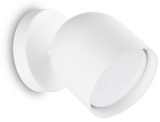 Applique Da Parete Contemporaneo Dodo Metallo Bianco 1 Luce Gx53 15W 3000K Ip20