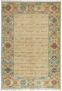 Samarkand Tappeto 210x150 Grigio (Pakistan) Annodato A Mano