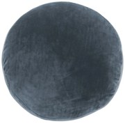 Cuscino decorativo in microfibra blu scuro Marshmallow, ø 40 cm - Tiseco Home Studio