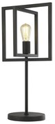 Lampada Da Scrivania-Ufficio Industrial-Nordico Plaza Acciaio Nero 1 Luce E27