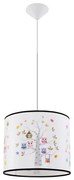 Sollux SL.1422 - Lampadario a sospensione per bambini OWLS 1xE27/15W/230V diametro 30 cm