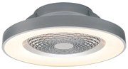 Ventilatore da soffitto Tibet grigio, Ø 65 cm, CCT, dimmerabile, MANTRA IP20