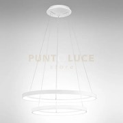 Krizia s/2 sospensione colore bianco a led 3000k 6300lm 88w dimmera...