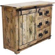 BEILY - madia legno di mango sei cassetti