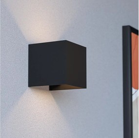 Eglo 74115-LED Lampada da parete/soffitto per esterni con sensore RINCINE LED/2,2W/5V IP44 nero