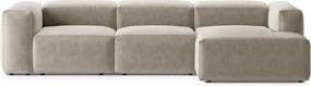 Divano angolare beige (con penisola a destra/con chaise lounge) Bergamo – Cosmopolitan Design