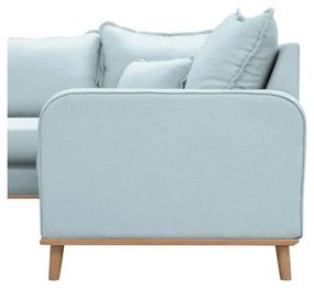 Divano angolare azzurro (angolo sinistro) Beata - Ropez