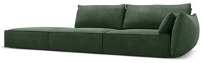 Divano angolare verde scuro Vanda - Mazzini Sofas