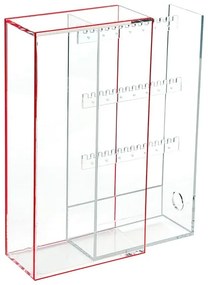 Scatola-Portagioie polipropilene (13 x 25 x 6,7 cm) - Rosso