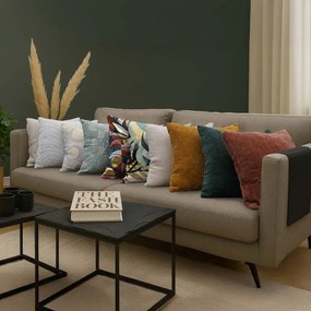 Federa decorativa in ciniglia 40x40 cm Leo – douceur d'intérieur