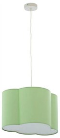 Lampadario a cavo CLOUD 1xE27/25W/230V verde