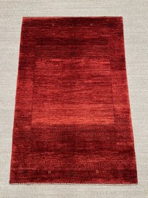 Loribaft Tappeto 80x120 Rosso (Iran) Annodato A Mano