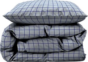 Set copripiumino e federa azzurro in cotone renforcé per letto singolo 140x200 cm Vista – Södahl