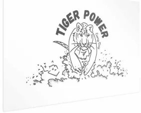 Poster - Tiger Power Senza cornice, con margine 30x21
