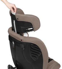 Lionelo - Seggiolino auto girevole con base BASTIAAN ONE i-Size 40-150 cm Beige sabbia