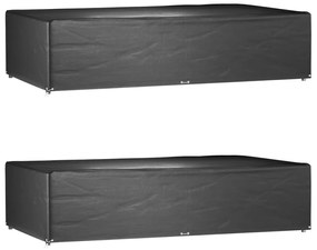 Copri Mobili Giardino 2pz 12 Occhielli 315x180x75cm Rettangolo /