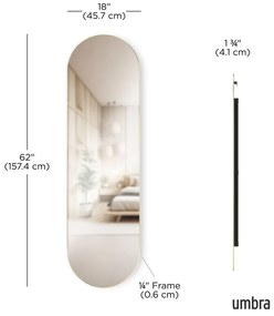 Specchio da parete/da terra 46x157 cm Hubba – Umbra