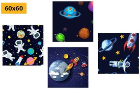 Set di quadri – Universo misterioso