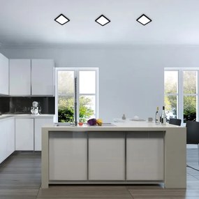 Rabalux 71228 - Lampada LED da incasso SHAUN LED/3W/230V 9x9 cm nero