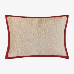 Cuscino Rettangolare In Tessuto Bouclé (35x50 Cm) Renildo Gardenia Bianco - Sklum