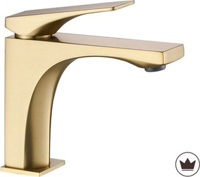 Rubinetto da lavabo PREMIUM Rea Joe Brush Gold low